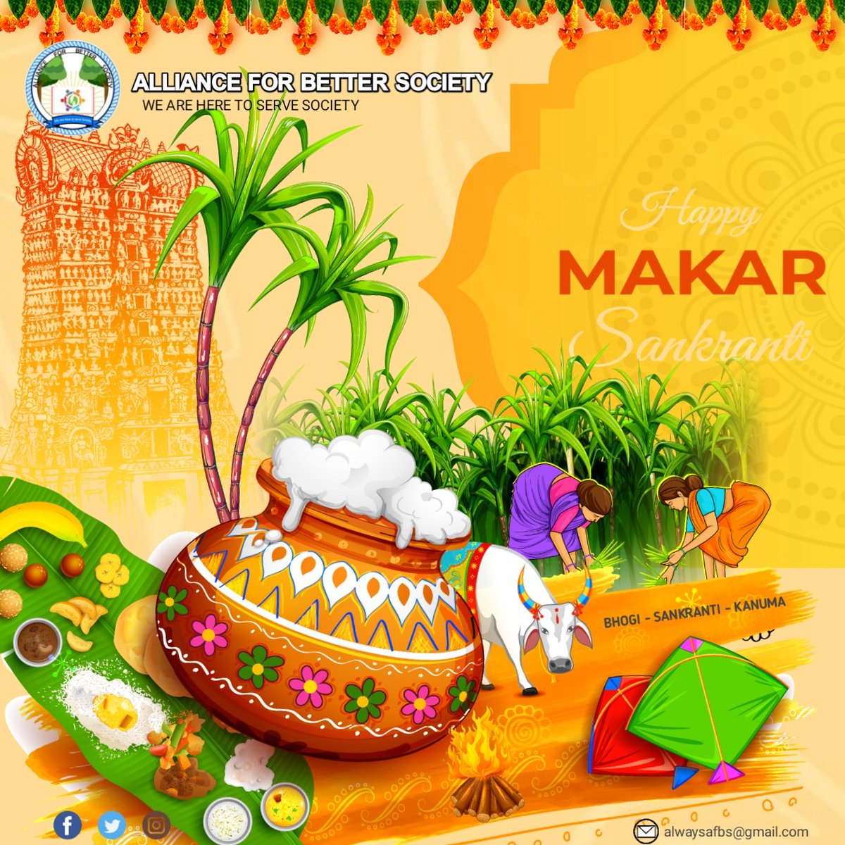 AFBSYouth's tweet photo. అందరికి
భోగి - మకర సంక్రాంతి - కనుమ శుభాకాంక్షలు.
#HappyPongal
#HappyMakarSankranti
#HappyBhogi https://t.co/EnKVYgGMJz