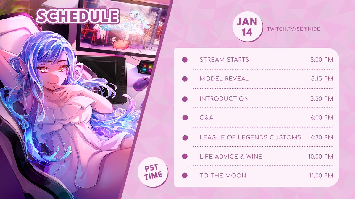 amphinide's tweet photo. see you in less than 24 hrs! ✨
here's my planned schedule (´ ꒳` ) https://t.co/7CGiWuhl1f