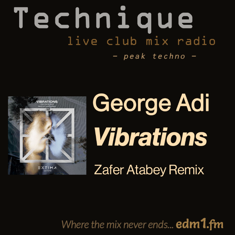 technique_edm1's tweet photo. Atabey amps up Adi's killer groove

George Adi - Vibrations
[Zafer Atabey Remix]

EXTIMA 
@George2adi    

#Techno
#WhereTheMixNeverEnds

Bangin' 24/7 in a real-time, never-ending DJ mix.

Hear for yourself...it's live now 👇👇