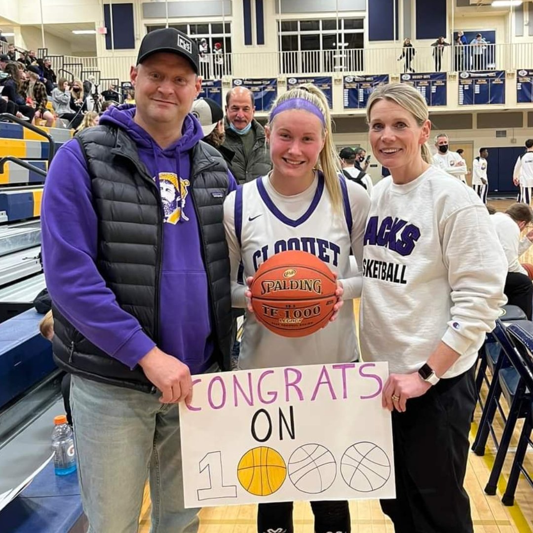 Maddie Young hits 1000pts!  Super proud of this 2022 superstar leader on and off the court!  #BigTime  
<a href="/playmkrsgirls/">Wisconsin Playmakers</a> 
<a href="/GMacHoops/">Grant McGinnis</a> 
<a href="/maddieyoung_13/">Maddie Young</a> 
<a href="/ladyjacksbball/">Cloquet Girls Bball</a>