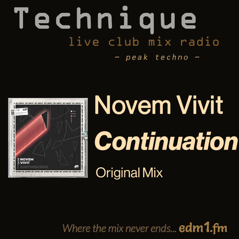 technique_edm1's tweet photo. Pure Dancefloor Stormer

Novem Vivit - Continuation
[Original Mix]

Set About @set_about_music
@NovemVivit    

#Techno
#WhereTheMixNeverEnds

In need of some dark pounding Techno?  We got you.

Get our 24/7 stream - mixed live right here 👇👇