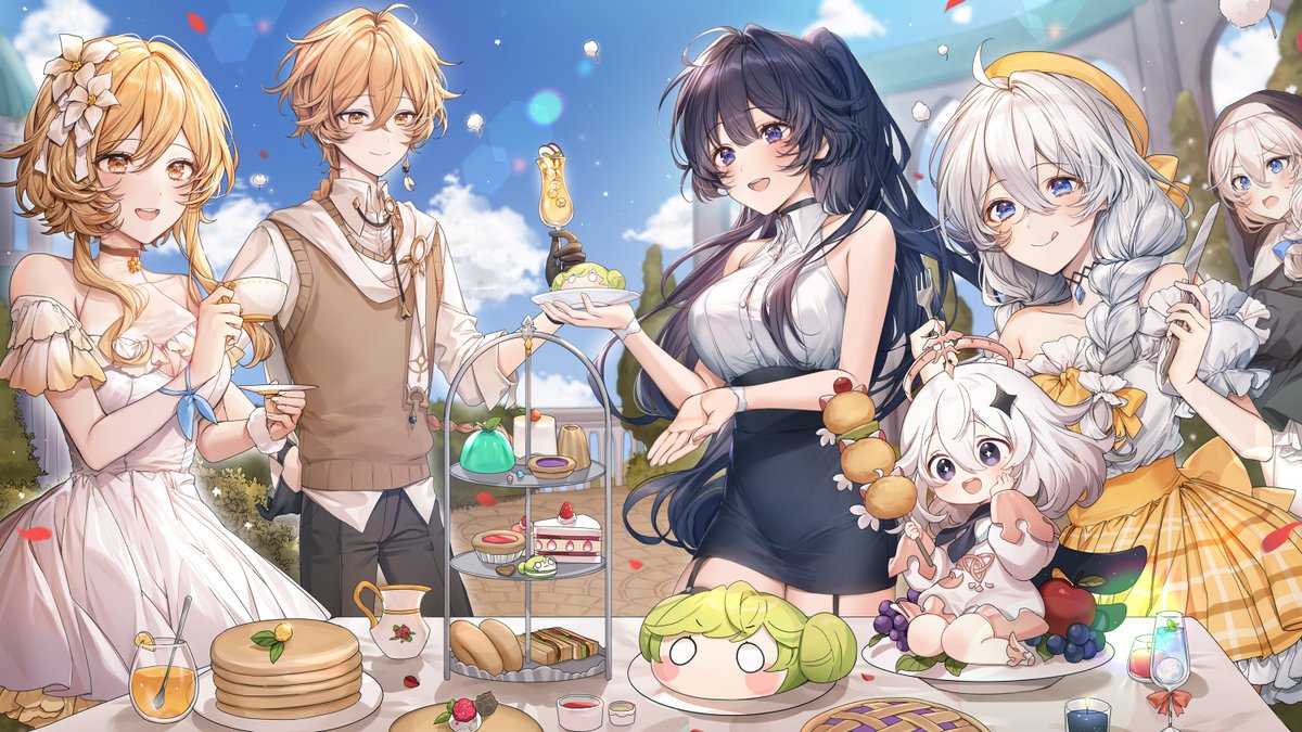 Lumine Project /Fem!MC in official materials/ tweet media