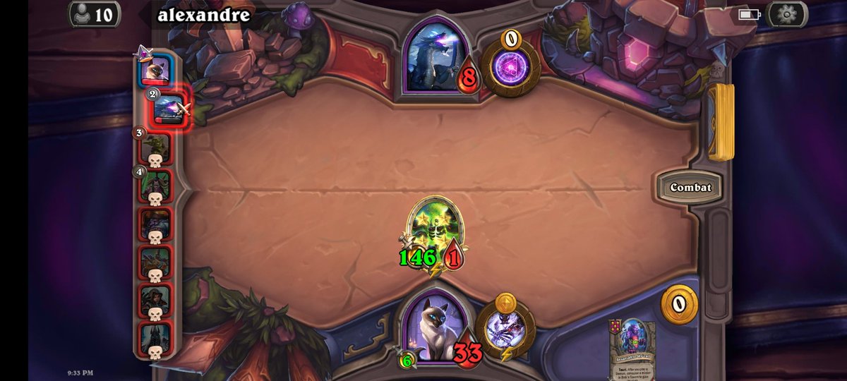 DadPlayStudio1's tweet photo. 1 HP is all you need! #battlegrounds #hearthstone https://t.co/4HwogH4q5G