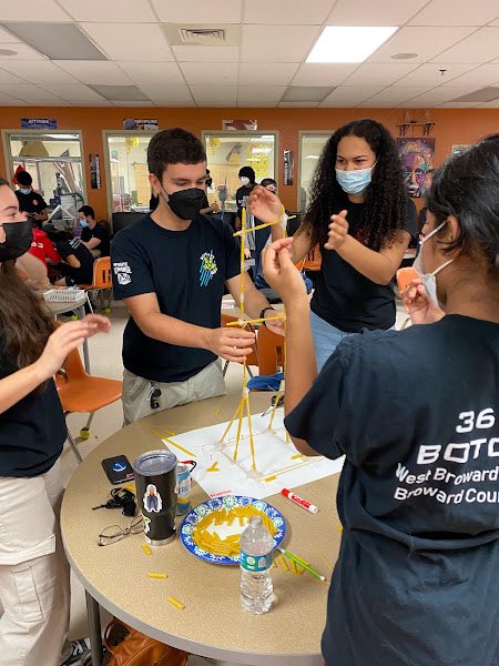botcats3653's tweet photo. Can you believe it’s almost been 1 week? After spending Saturday engaging in teamwork activities and watching the kickoff, our Botcats have spent the week strategizing our priorities, prototyping and CADing the robot. #FIRSTFoward #RapidReact #AspireToInspire https://t.co/ayg4g74Unz