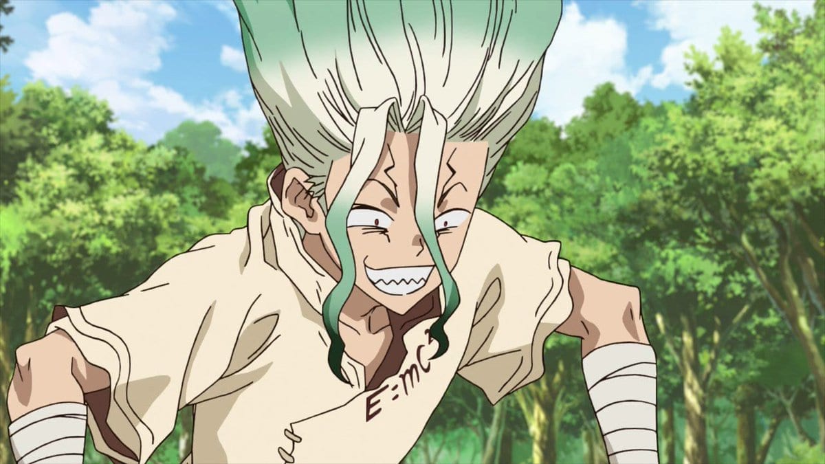 cabbageotd's tweet photo. today's cabbage of the day is senku from dr stone! (he/him) https://t.co/bCxhk2dW5q