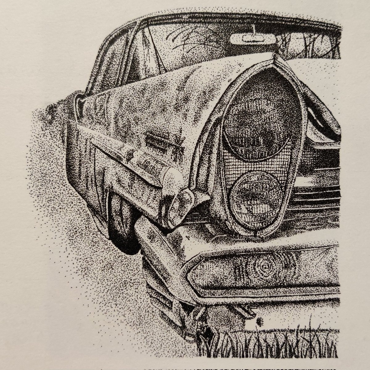 suneha_m's tweet photo. Two weeks of intermittent dotting away. Relationship with patience has been forever rocky
#stippling #penandink #onedotatatime #dotwork #rotringisograph #sketchbook https://t.co/H7bz75C8Gl