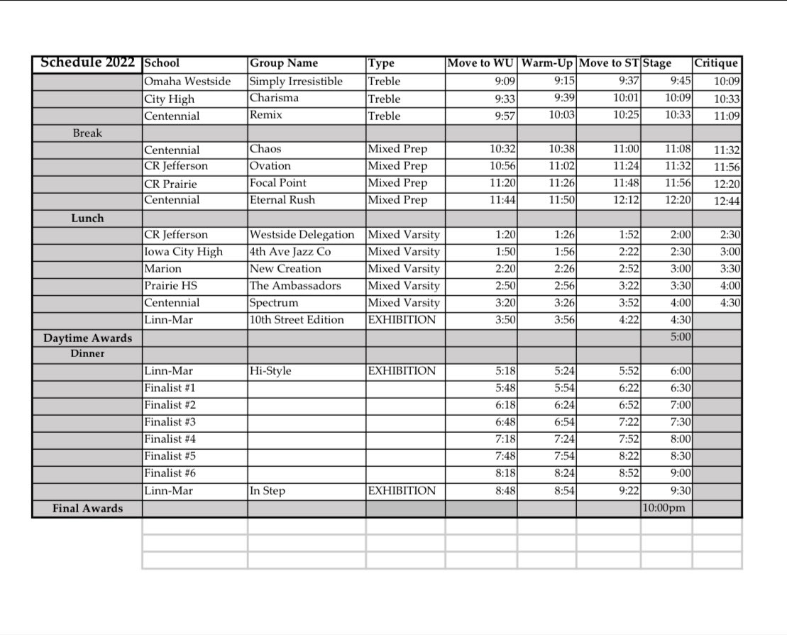 LM_SUPERNOVA's tweet photo. We have some updates to the schedule. Here is the most updated info…. See you Saturday! https://t.co/vWXctFZ6JG