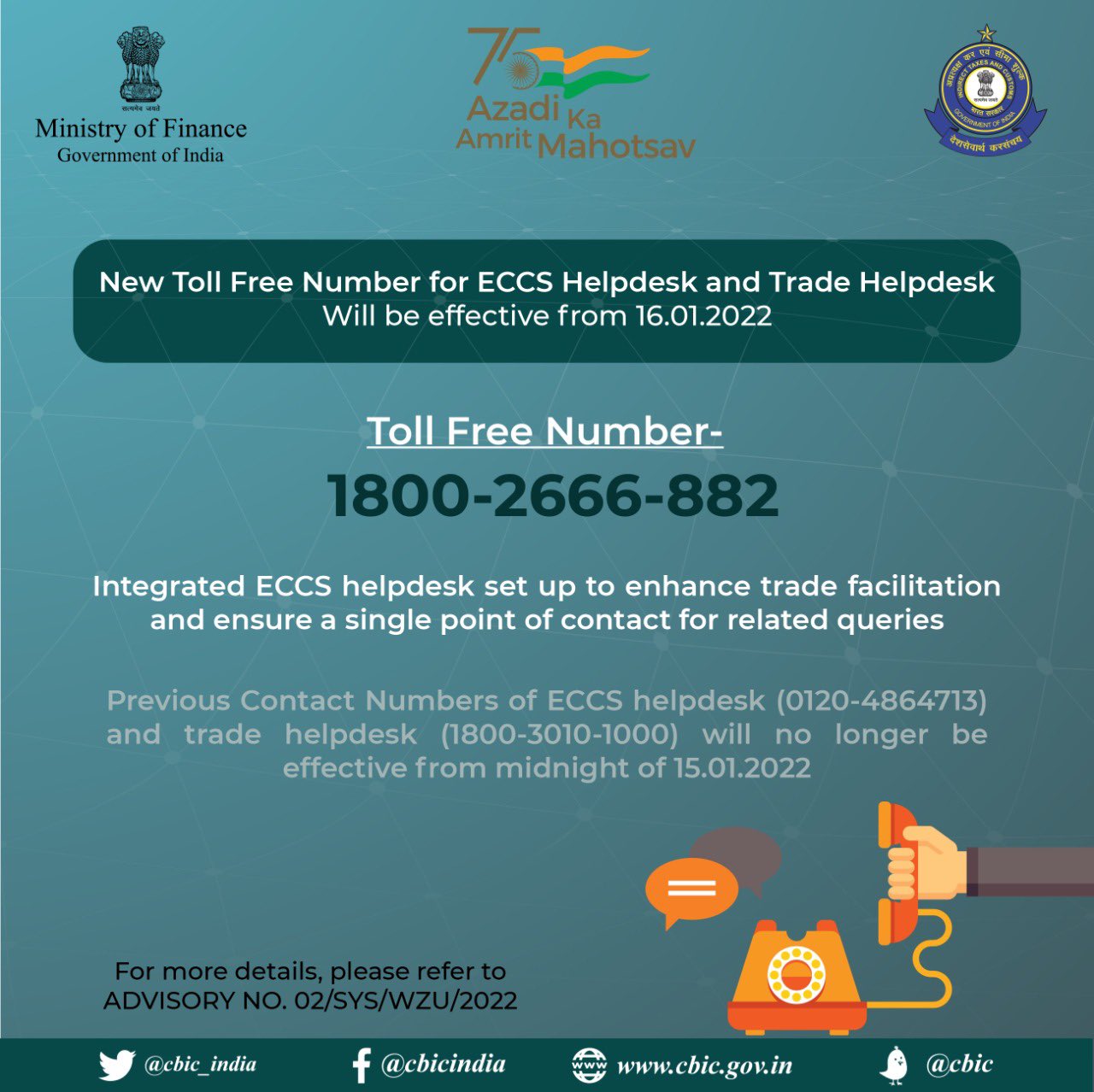 Toll free top number india