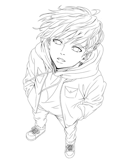 線画(創作) 