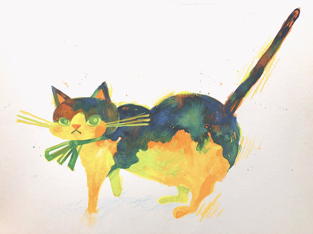 Rosie 🌈 #kidlit #kidlitart #illustration #CatsOfTwitter #Cat