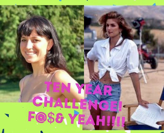 #10yearchallenge #suckers #foreveryoung #beautiful <a href="/CindyCrawford/">Cindy Crawford</a> #NaturalBeauty #neverchange #lovethis #real #tellyourtruth #liveyourbestlife