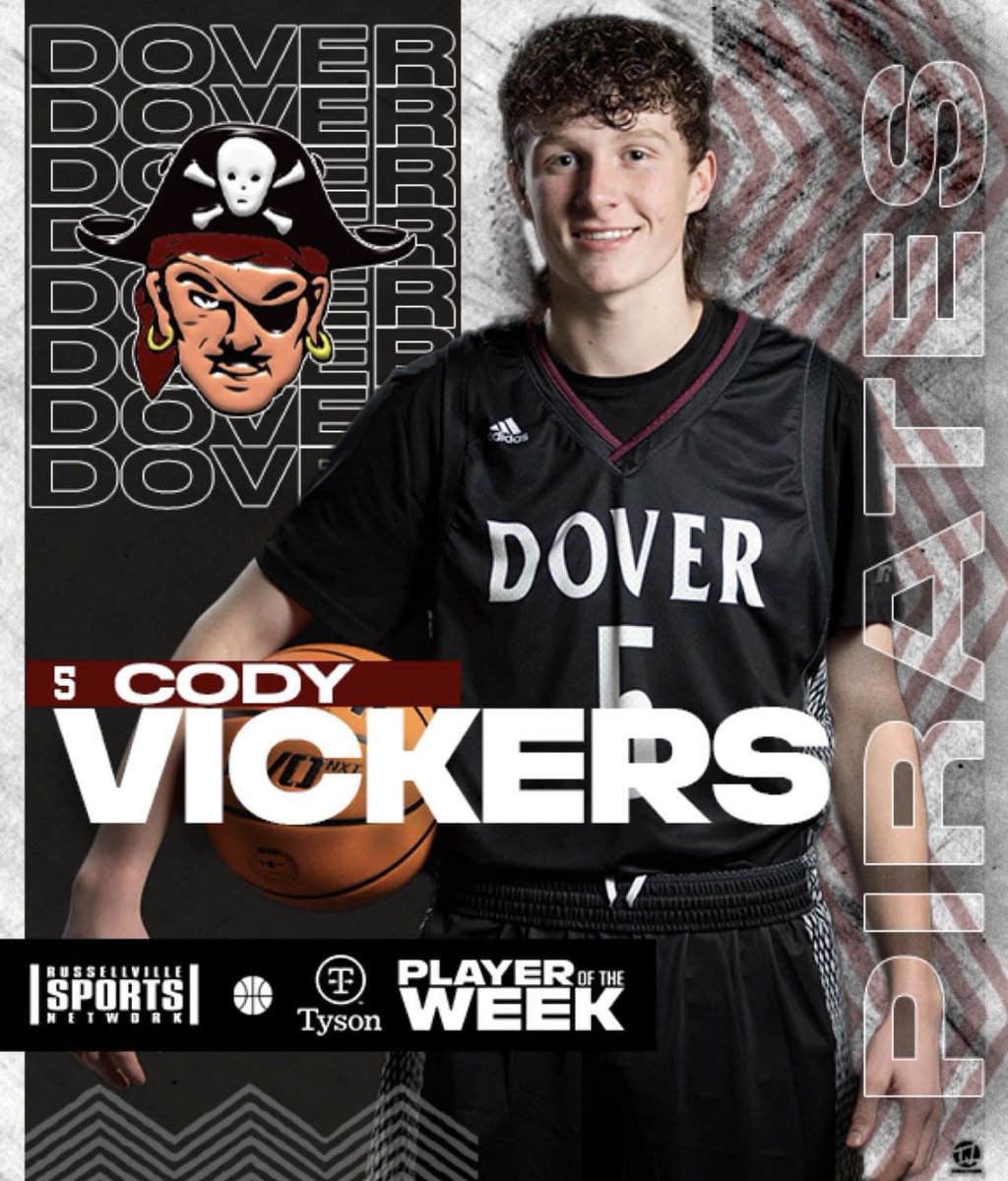 DHSPiratesBB's tweet photo. Cody had a double double this past week to earn the player of the week honors!!! Great job! https://t.co/PAoTGF3fzA