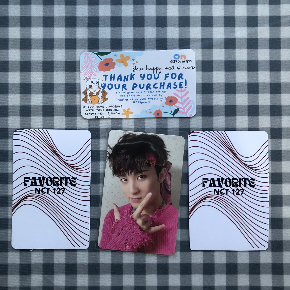 jaemarksells's tweet photo. happy mail ! ห เผโก ยทห โหหเผุ
one of my mark {medyo} prios came home safely thanks to @375cartph ! i appreciate the updates, safe packaging, + the freebies ! ๐ https://t.co/0TPzIQL4TI