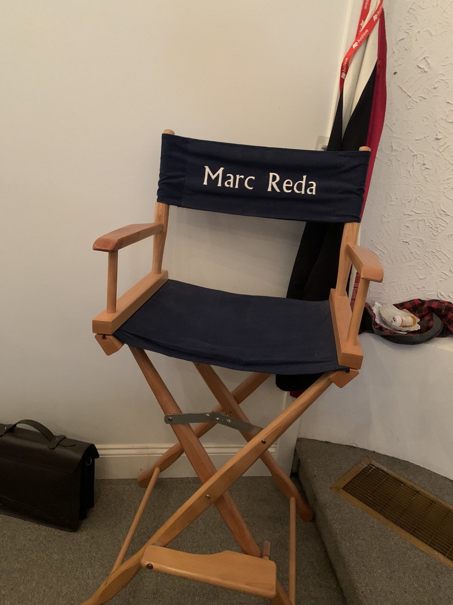 I got this directors chair when I graduated HS, 15 years later I can finally use it as the actual director of a National Geographic documentary. #director #NationalGeographic #tv #Documentary #firsttimedirector
