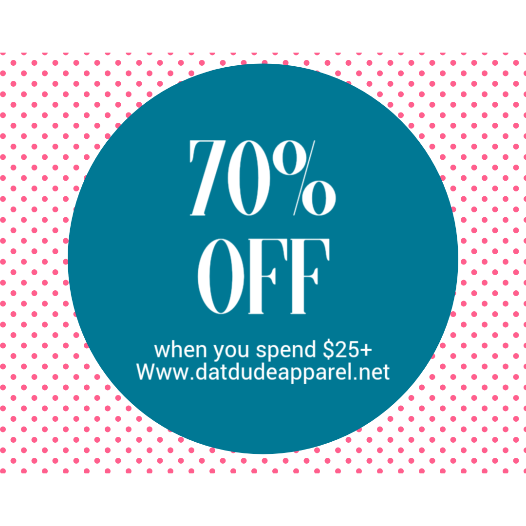 Datdudeapparel's tweet photo. 🔥Holiday Sale🔥....
70% off when you spend $25 or more. No code needed. Offer valid 1/11/22-1/18/22
https://t.co/oOih6LsWXI https://t.co/ohxFgneu0x