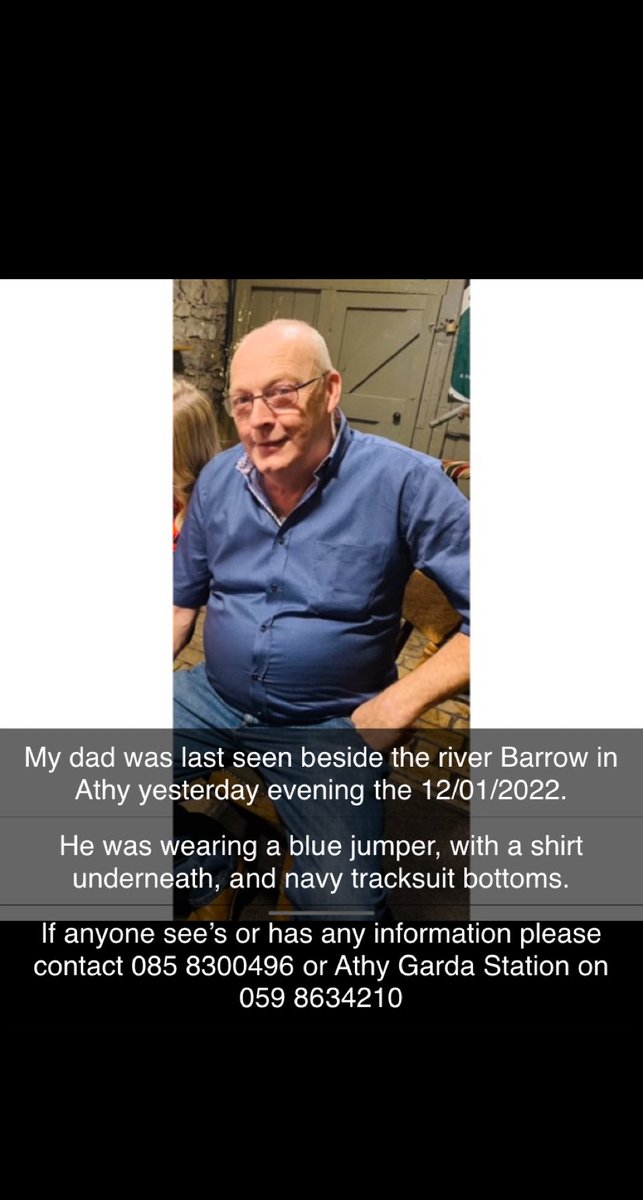RETWEET!! 🚨 Please if everyone could retweet and keep an eye out for my Dad. This is so unlike him. We are desperate to get him home.