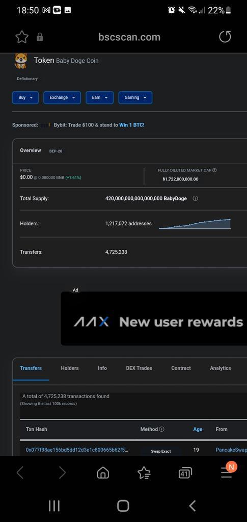 Mace1Macelo's tweet photo. @BSCGemsAlert @coinbase @binance https://t.co/Vgw5yNtHMC