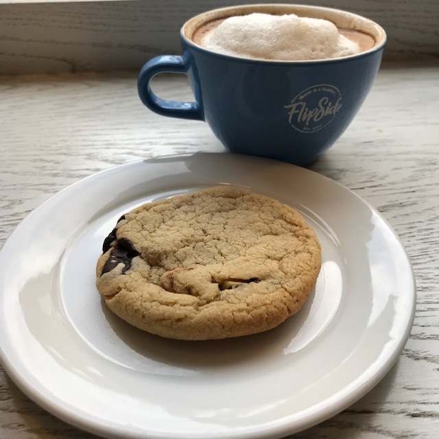 Warm your hands on our organic coffee ☕  and munch on a delicious choc chip cookie knowing that everything we offer is plantbased, so you'll be leaving a lower carbon footprint. 🌍⁠
⁠
Check out this carbon footprint calculator from <a href="/WWF/">WWF</a>:⁠
footprint.wwf.org.uk