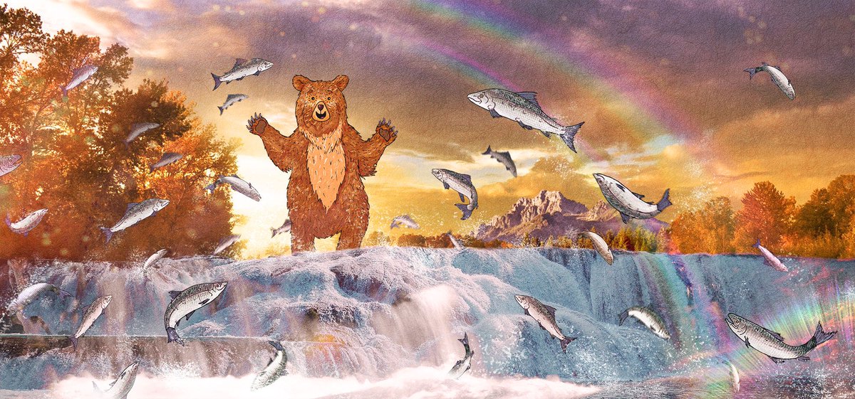 PesciBear's tweet photo. @RashmiWriting Hi Rashmi, a lovely idea!

🐻 The illustrator of Pescatarian Bear - @JoeSimpsonArt has some availability! Virtual events or in London - telling of wild adventures and fishy tales! 🐟 

#WorldBookDay #PesciBear 

https://t.co/Ff15q63VD2 https://t.co/hSZLilbcIl