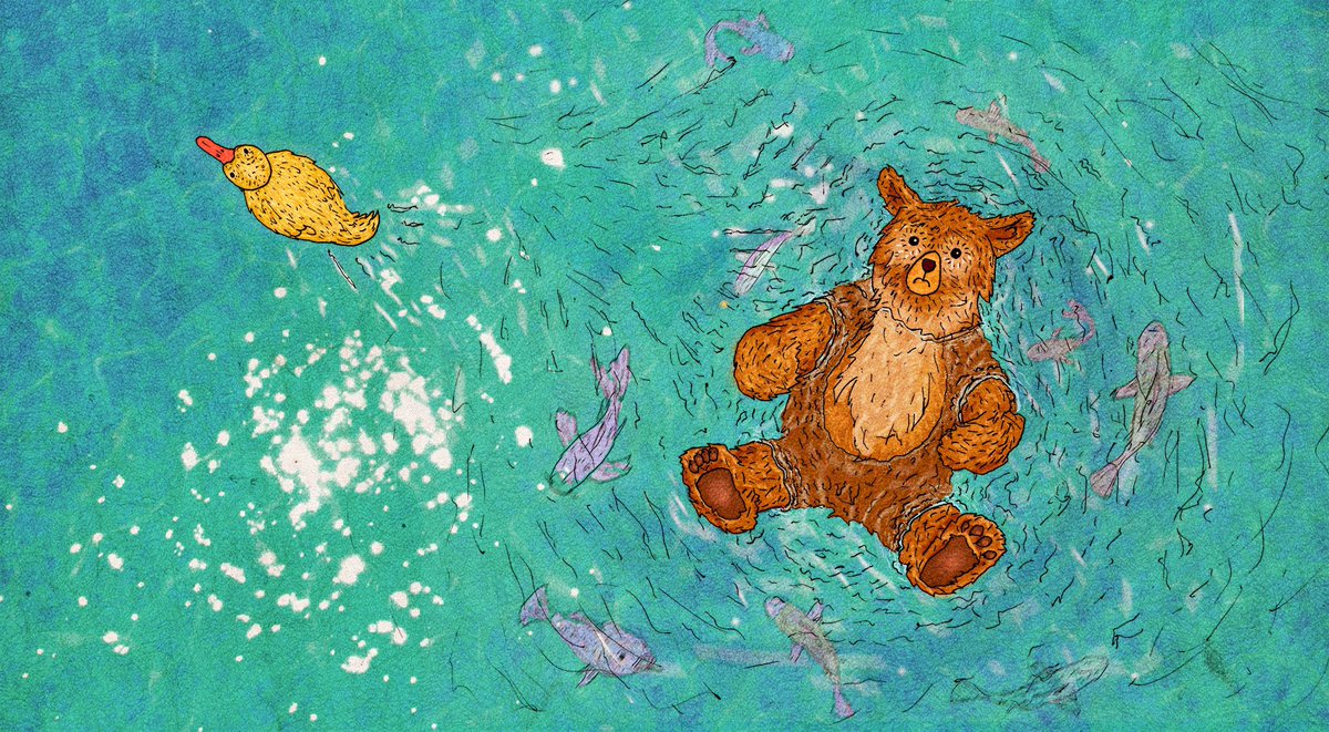 PesciBear's tweet photo. @RashmiWriting Hi Rashmi, a lovely idea!

🐻 The illustrator of Pescatarian Bear - @JoeSimpsonArt has some availability! Virtual events or in London - telling of wild adventures and fishy tales! 🐟 

#WorldBookDay #PesciBear 

https://t.co/Ff15q63VD2 https://t.co/hSZLilbcIl