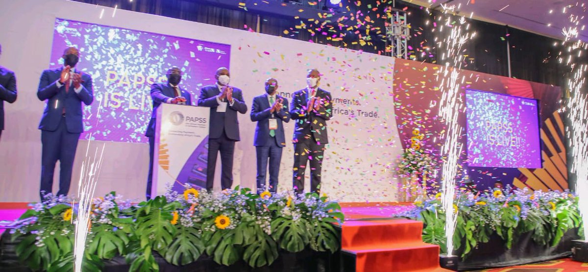 ahunnaeziakonwa's tweet photo. 🎉Congratulations to all #Africans for the new Pan-African Payments &amp; Settlements Syst (#PAPSS). It saves $5bn in annual revenues for #Africa dev.

WATCH @JoyKategekwa explain why #PAPSS is key for #AfCFTA #madeinAfrica #valuechains &amp; #development

➡️https://t.co/k8SS2qmZck https://t.co/fl3e3zuUlY