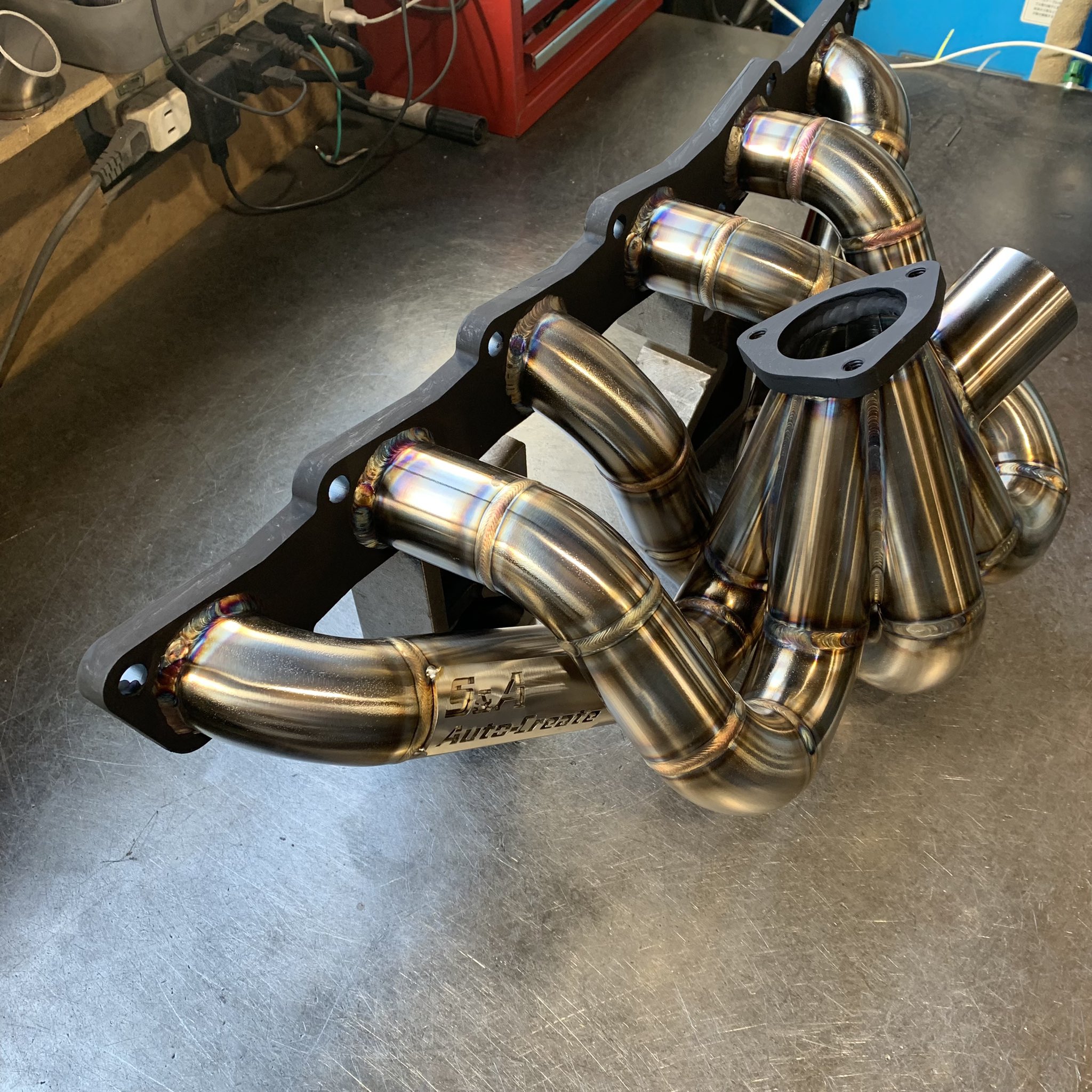 SR20det用 S&A Auto Create ベルヌーイ エキマニ エキゾースト