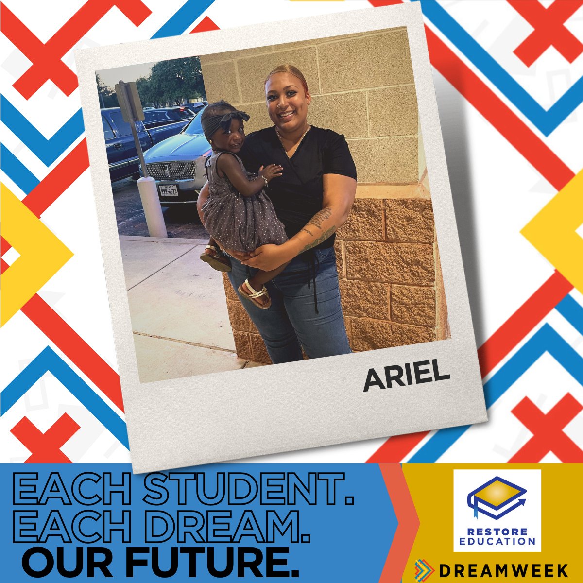 restore_edu's tweet photo. "My dream for the future is to have my own non-profit to help abused, neglected & troubled youth. Restore Education has given me a boost of faith that I can accomplish my goals no matter how far off track I was! The sky is the limit." -Ariel
#DreamWeekSA #AdultEd #StudentFocused https://t.co/cci0HP2V76