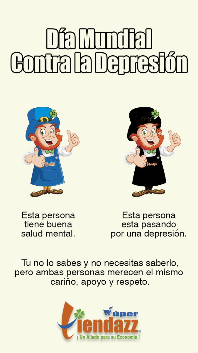 SuperTiendazz's tweet photo. #DiaMundialContraLaDepresion #SuperTiendazz https://t.co/toD6LGCPFm