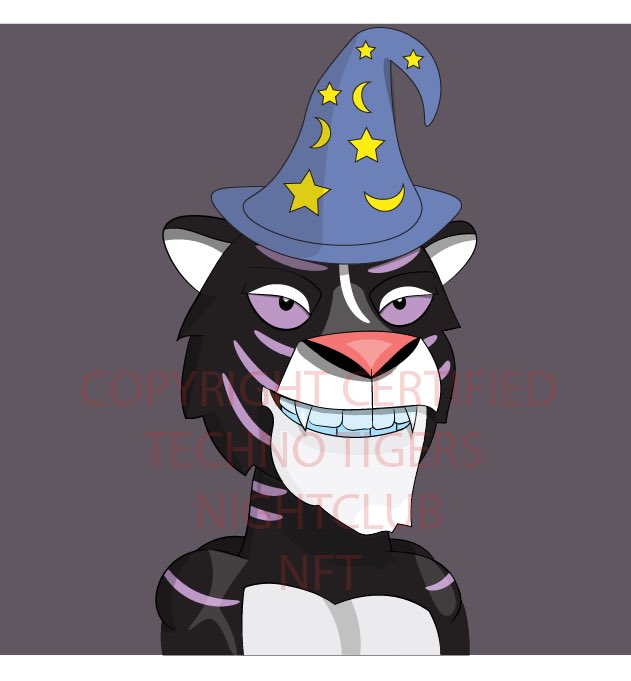 Continued look inside the Techno Tiger Nightclub Collection! Variant Black Magic 🔮🧙‍♂️🐯#TechnoTigerNightclub #NFTLAUNCH #NFT 

#opensea #ETH #Crypto #Investing #ArtistOnTwitter #blockchain #NFTCommunity #NFTdrop
