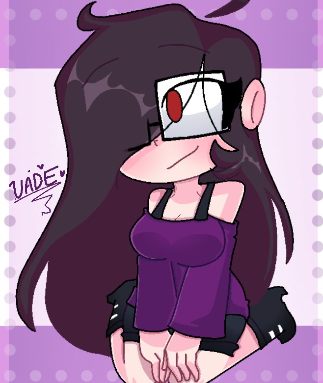 SharkathDrawnz's tweet photo. Un dibujito de la novia canónica de cj, vade 💜💜🖤🖤🤍🤍
Lo admito. Vade es hermosa 👌👌😩💜💜 lo único que pido es que tenga un poco más de personalidad y no solo la hornysidad xD
#starlightmayhem #oncomand #themaskedchris @TheMaskedChris https://t.co/RdGVFu8cj0