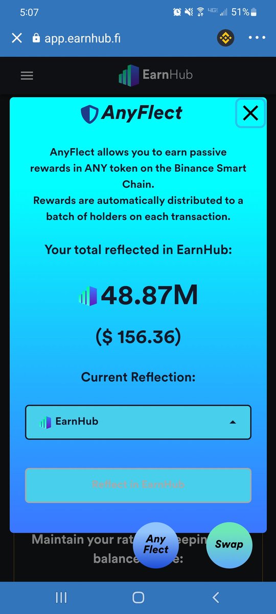 nsjohns86's tweet photo. Not bad for sitting on my ass for almost 30 days. And just imagine when volume picks up 👀 EARNHUB is the way!
#EarnHub #passiveincome #BSCGems https://t.co/rADZ4V1lKY
