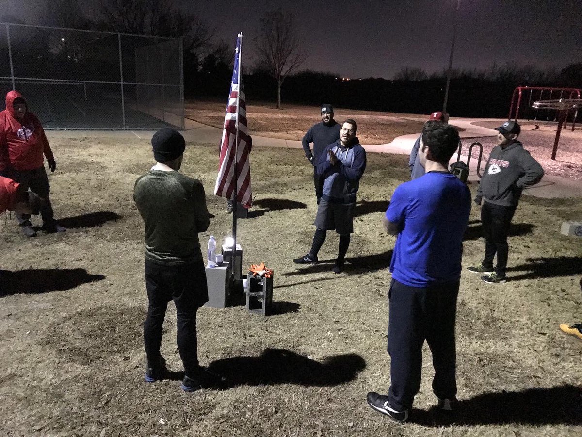 F3Alliance's tweet photo. BEATDOWNS ARE BETTER WITH FNG’S!
Meet “FROZEN PIZZA!” 🍕💪🏼
“WELCOME!!!”
#f3alliance #fitness #fellowship #faith #FNG #FriendlyNewGuy #FrozenPizza https://t.co/sz4ByvIaYn