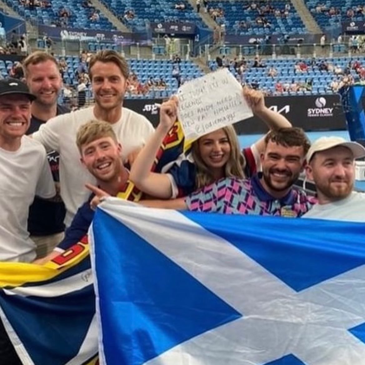 🚨🏴󠁧󠁢󠁳󠁣󠁴󠁿 Want to support @andymurray today at the Sydney Tennis Classic final? 🏴󠁧󠁢󠁳󠁣󠁴󠁿🚨

Share your best picture with your Scottish flag or shirt and tag @tennis_nsw with #SydneyTennis.

The first 50 posts will win tickets for today’s session! Competition ends at 3pm <a href="/JudyMurray/">judy murray</a>