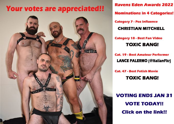 We're Nominated in Four Categories!  Vote Today! https://t.co/Eo9XtPRoVk https://t.co/Y7VAwKOklc<a href="/tag/pozfetish"class="tags"><span>#pozfetish</span></a><a href="/tag/pozverbal"class="tags"><span>#pozverbal</span></a>