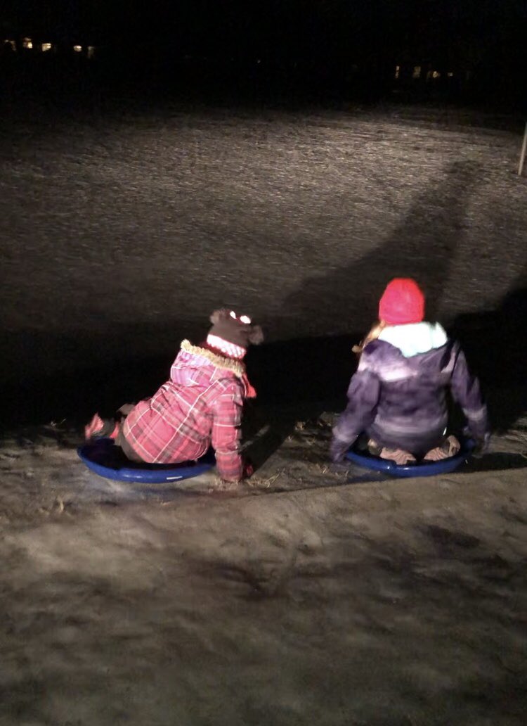 Enjoying a little after school sledding. #LionWellness <a href="/StAnneOCSB/">St. Anne School</a> <a href="/MrsOConnorOCSB/">Mrs. O’Connor</a>