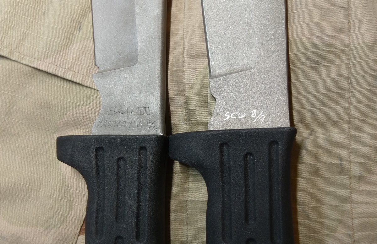 James_udt's tweet photo. Mission Knives Stainless Steel Knives Prototype MPK(Multi-Purpose Knife)-SCU(SEAL Combat Utility) Knife 440C stainless steel Number : 8 of 9
MPK-SCU Knife Prototype Stainless Steel Knives MPK(Multi-Purpose Knife)-SCU(SEAL Combat Utility) II Knife O1 tool steel Number : 6 of 6 https://t.co/l2aYnB23Ck
