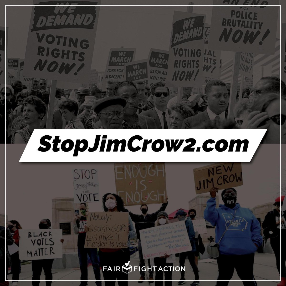 fairfightaction's tweet photo. 🔎CHECK IT OUT: https://t.co/7IrRHAQVT1 is an excellent resource for learning about the Freedom to Vote: John R. Lewis Act and how to get it passed—immediately.
It's time to #RestoreTheSenate. So take a look, then spread the word! We need everyone in the #FightForVotingRights 🗳️ https://t.co/0SMmVHNE1r