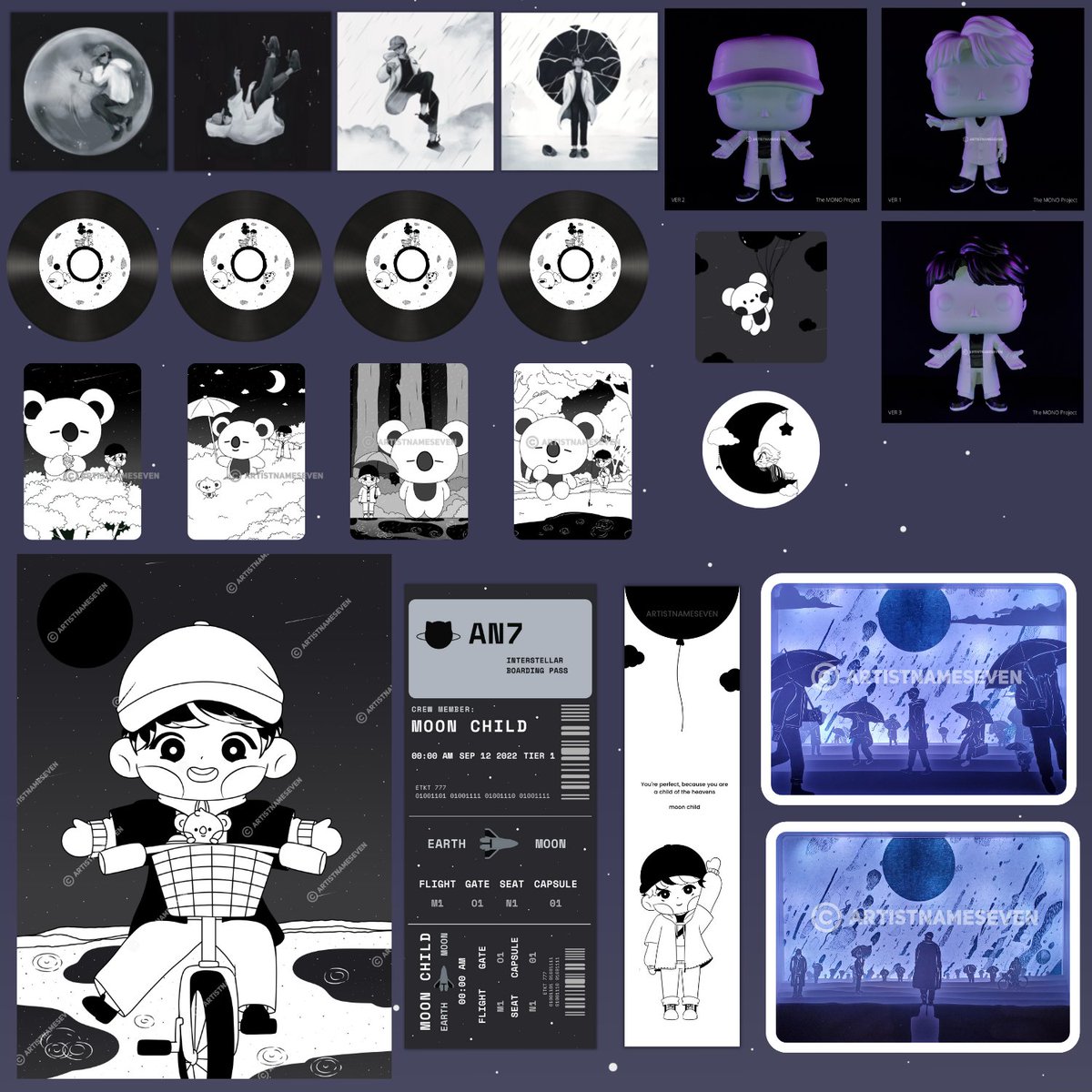 All Pre-order info for the CD-Vinyls, Custom Funkos and light box bundles are in my Instagram stories <a href="/ArtistNameSeven/">Seven</a> 

Thank you to everyone who has supported my vision so far, I loved making this project and making it come to life 💜