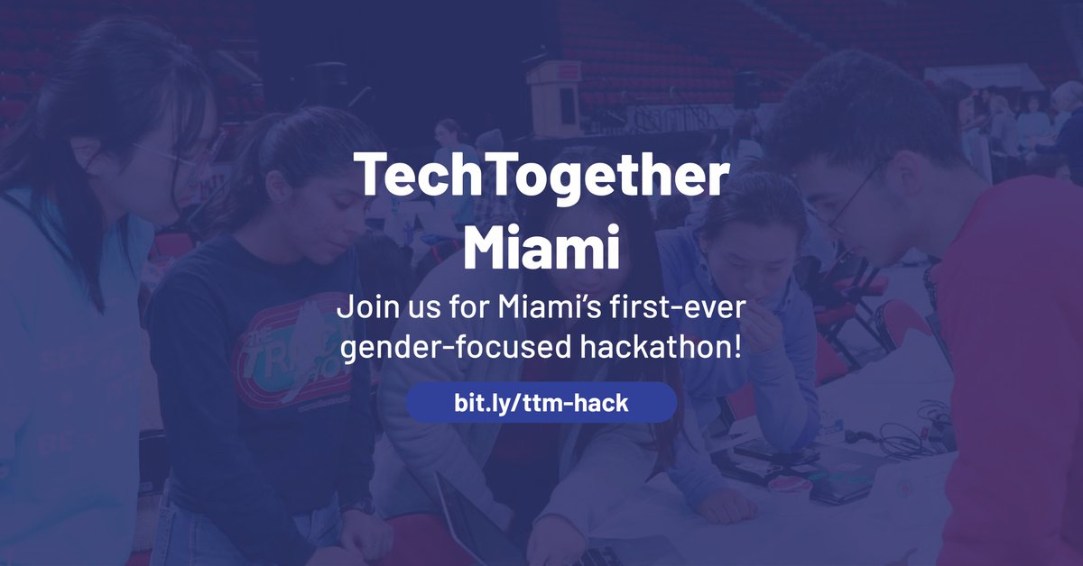 TechTogether_'s tweet image. It's that time *again* ๐! Join us for @TechtogetherM on Friday, Feb. 11th - 13th.
Our theme this year is Retro Miami: Miami goes Old School!
This virtual and #free hackathon is open to all high school, college, and bootcamp students of marginalized genders ๐.