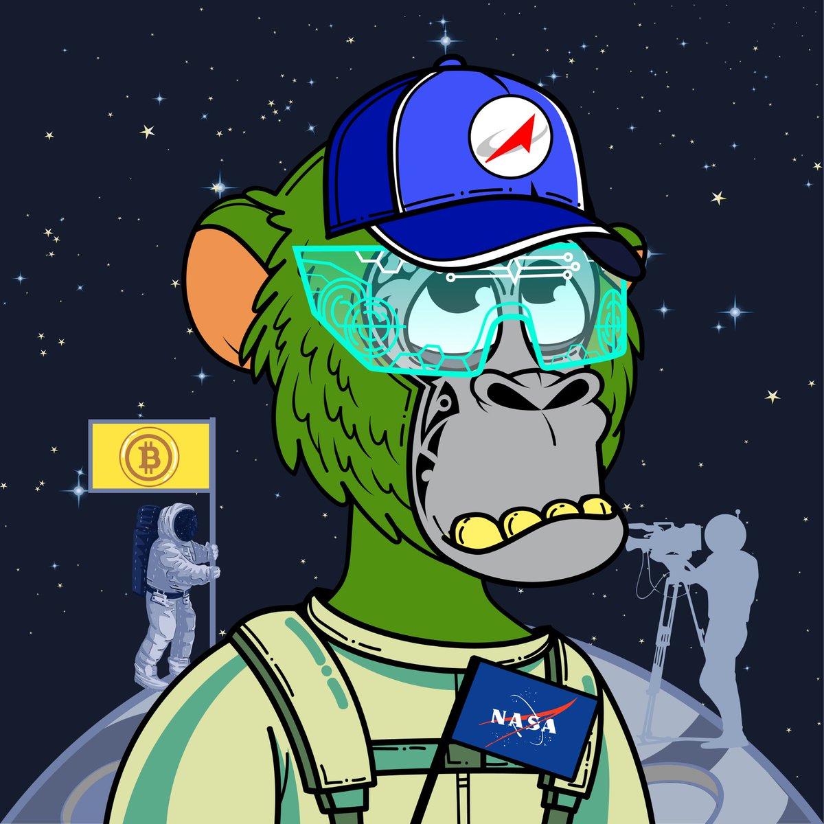 Jerethereum's tweet photo. bought this 633 rank @ApesofSpace_nft off the floor this morning, what a STEAL 👀 https://t.co/EzZn51e2nd