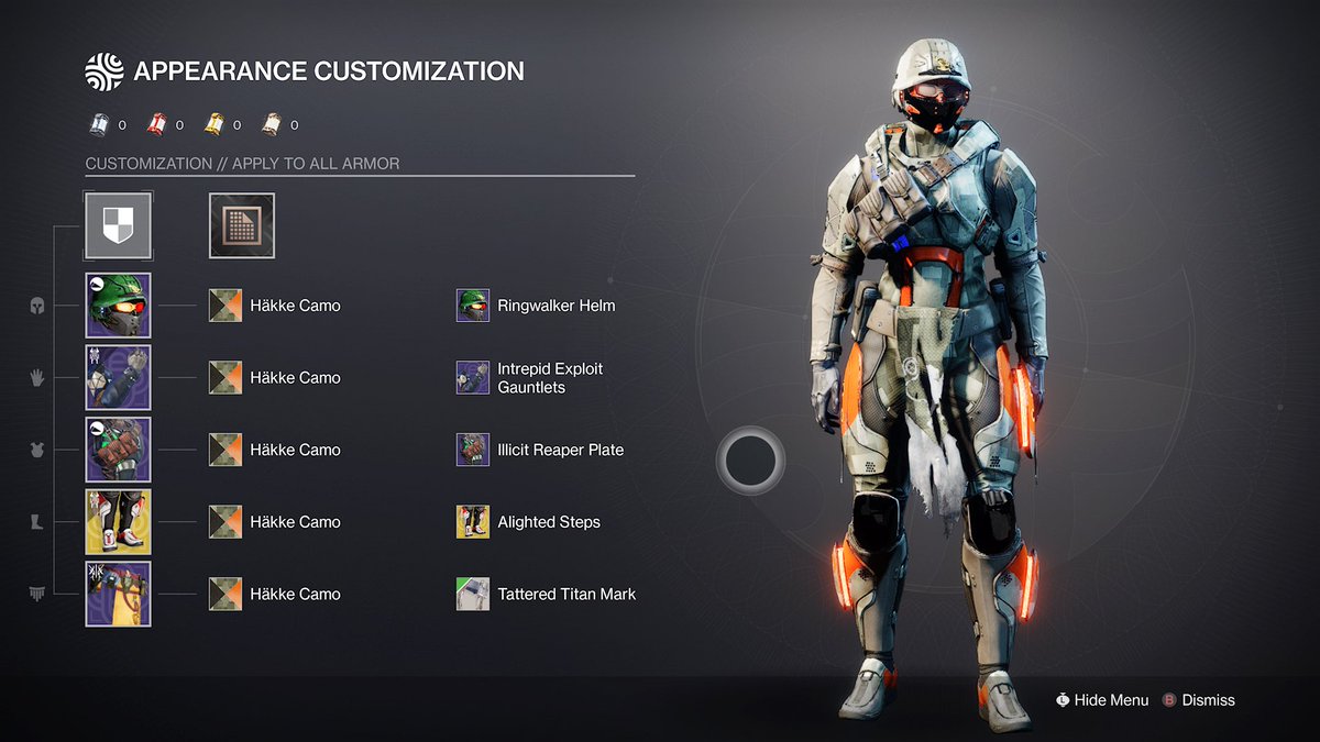 Desert soldier themed titanic #ThreadsOfLight  <a href="/DestinyTheGame/">Destiny 2</a>