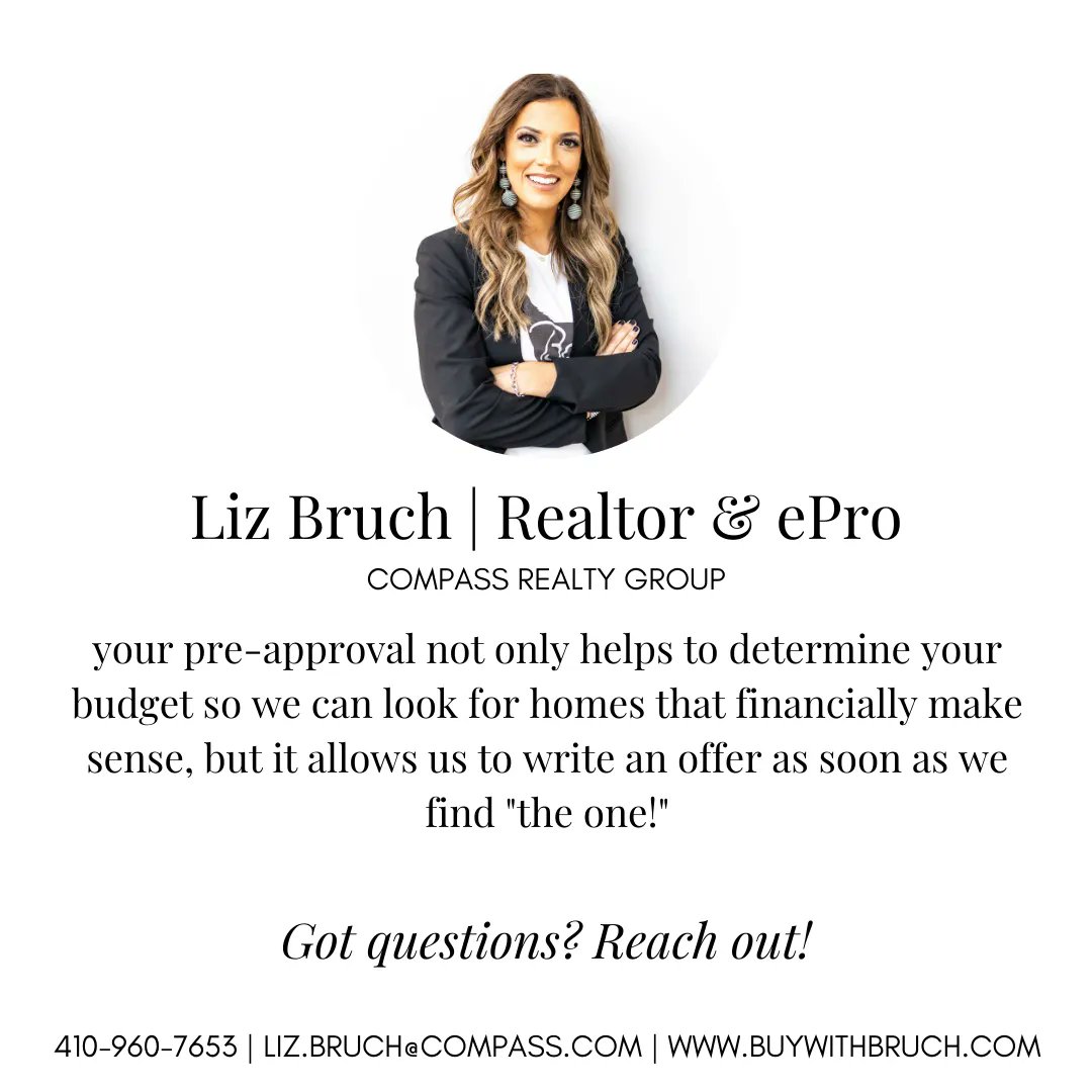buywithbruch's tweet image. So, you&apos;re considering buying a home? Welp, if you&apos;ve been following along for a while now, you already know the drill: Getting preapproved! 𝙋𝙧𝙤 𝙏𝙞𝙥: Not ready to buy yet? That&apos;s okay, save this post for later!

#buywithbruch #listwithliz #preapprovalprocess #financing