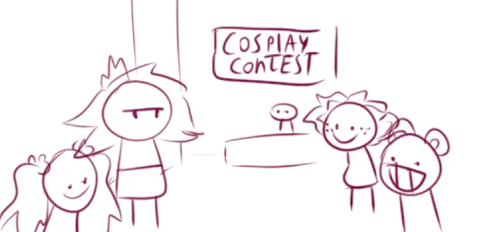 not sure if i'll ever cosplay again all i can think of is the time i dressed as gamzee homestuck and this happened 