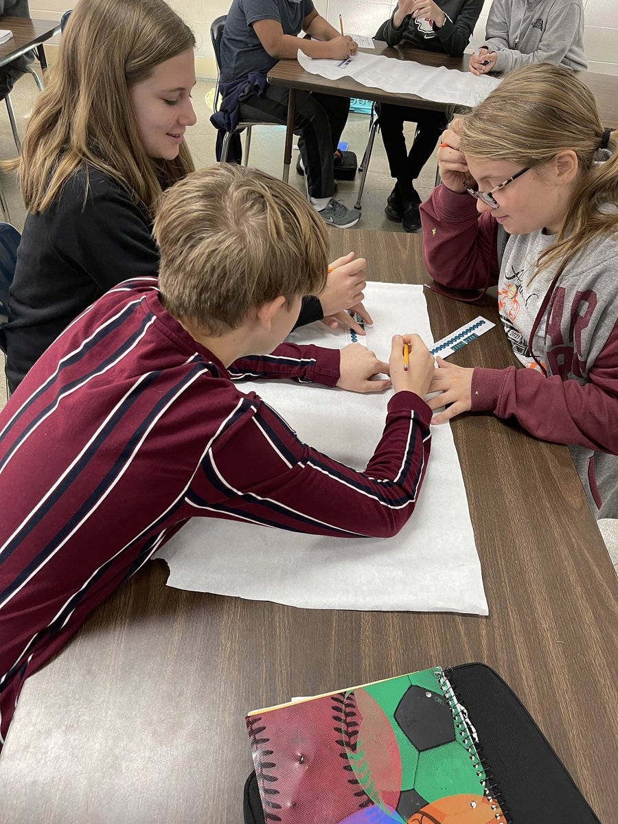 SevonEmily's tweet photo. Today students worked together to draw the planets using Earth’s diameter rulers. We learned our classroom is definitely not big enough to fit a full scale model of the solar system! 🪐 #orilakers @ORILaker https://t.co/m2Mh0tNYLZ