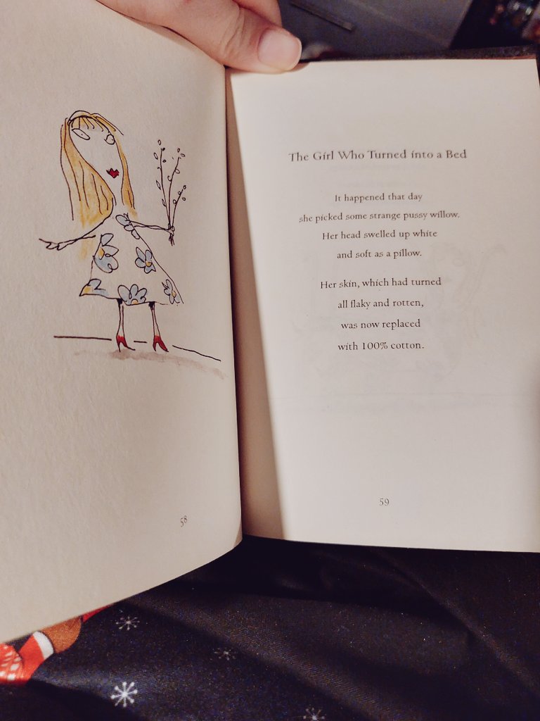 ravingbooks's tweet photo. Always have somewhere to sleep #booktwt #booklovers #TimBurton #themelancholydeathofoysterboy #poetry https://t.co/SeYzHolaHS