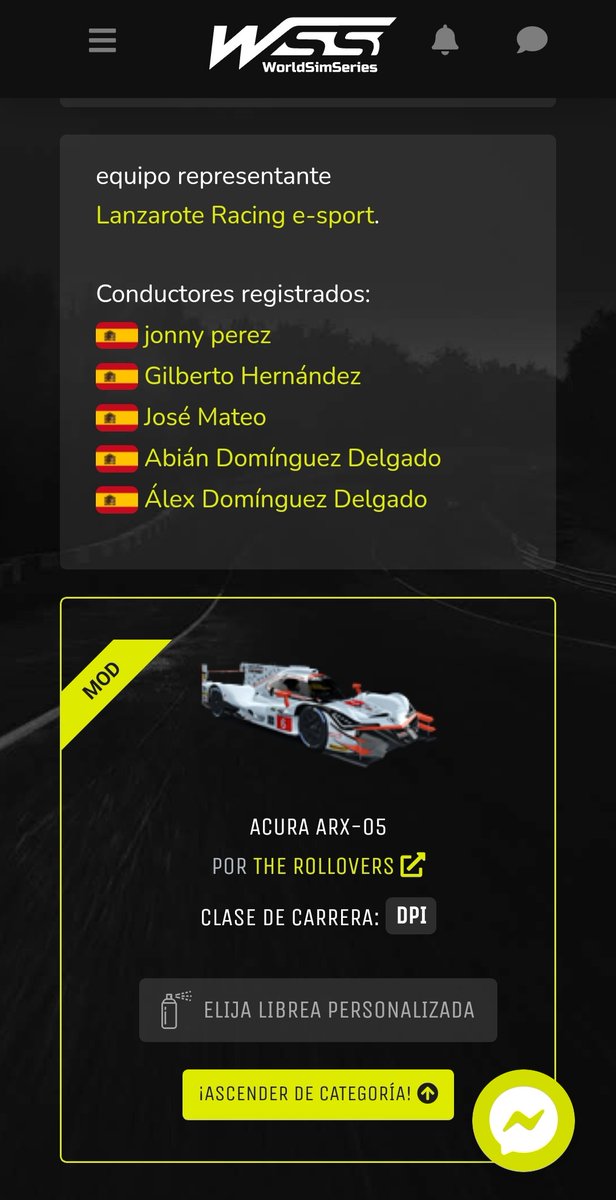 LanzaroteRacing's tweet photo. Este fin de semana, varios pilotos del Lanzarote Racing e-Sport, correrán las 24h de Daytona bajo el sistema de carrera de Word sim series.

Más info en el enlace,
https://t.co/uyP81FUwId

Mucha suerte Chicos ,, 

@JONYQUESCAY 
@gilbert52244218 
@JM3608 
@AlexSimLzt 
@Abianyzazu https://t.co/mgENZBvpp0