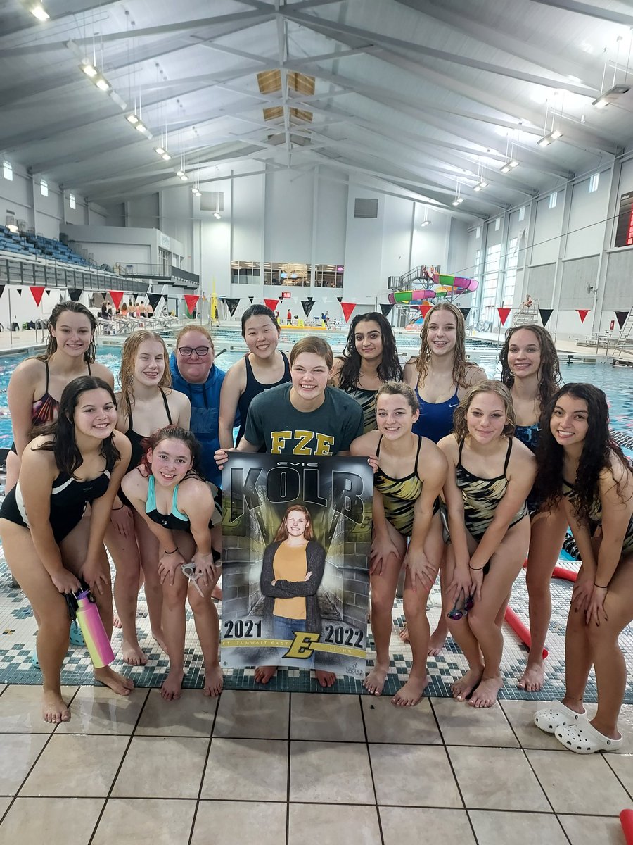 Senior night a year early for Evie!