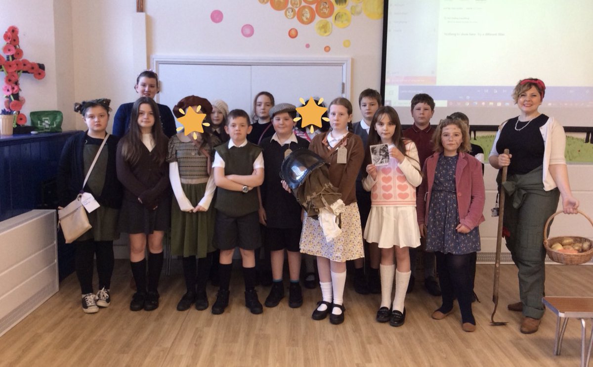 Tintagel Class (Year 6) kick off their new Discovery focus on World War Two with a 1940s Day!