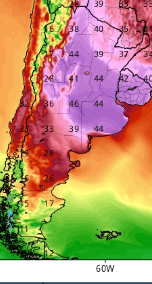 MeteoNacho's tweet photo. El viernes 14 de enero puede convertirse en un día histórico meteorológico: se esperan máximas superiores a 41°C en gran parte de la zona central, lo que podría llevar a registrar récords para enero y absolutos. #OlaDeCalor 🔥🌡🔥 https://t.co/nXiXy2M0cv