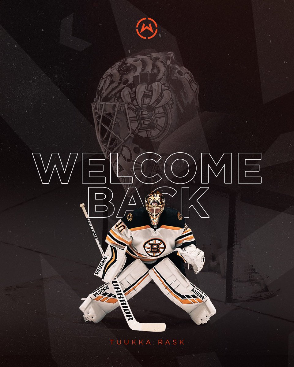 🗣 TUUUKKKK is back in net for the Bruins!

<a href="/tuukkarask/">Tuukka Rask</a> | #TeamWass